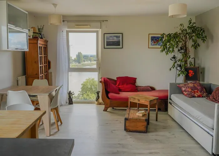 Spacious Modern Apartment With View Of The Loire