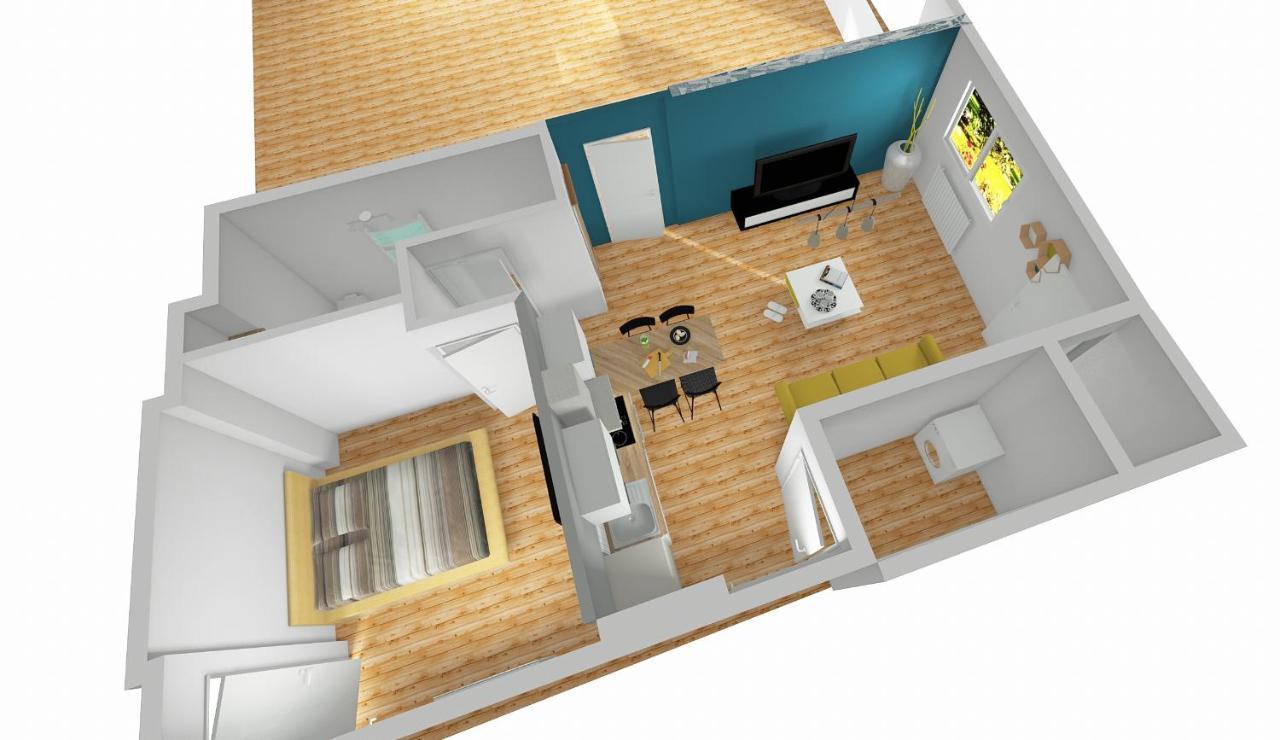 Apartment 1-4 Personnes, Proche Centre Avec Parking Nantes