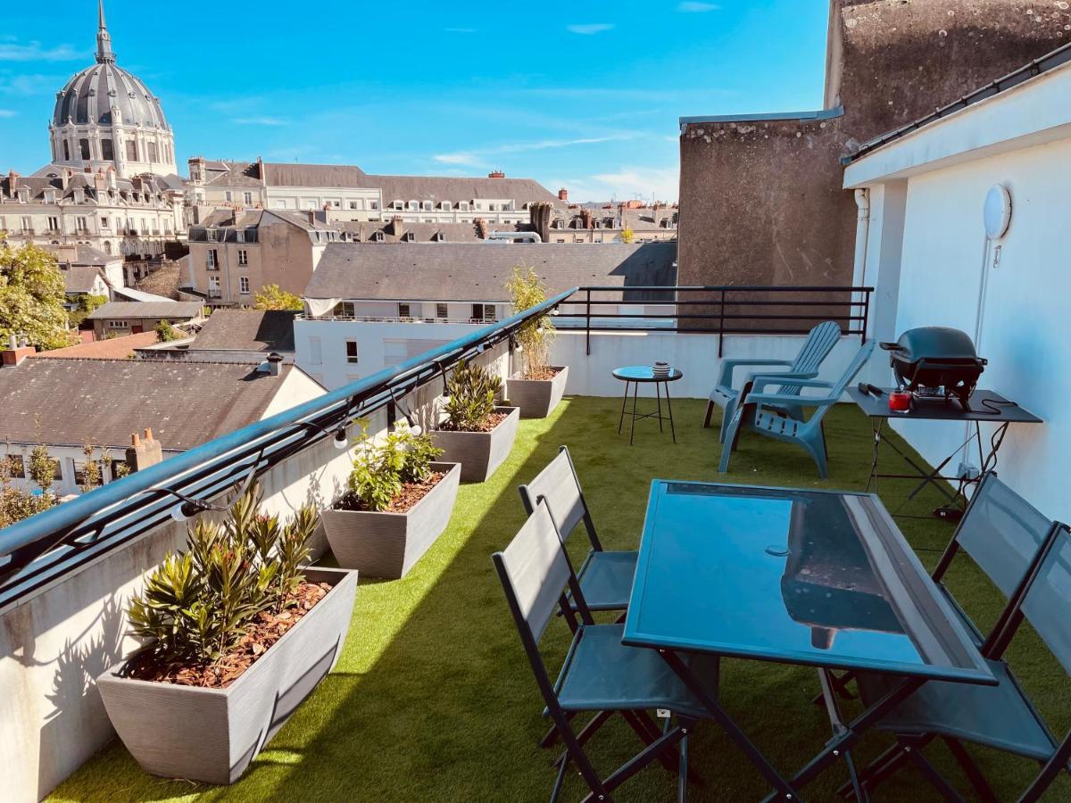 Grand Studio, Belle Terrasse Avec Vue Appartement Nantes