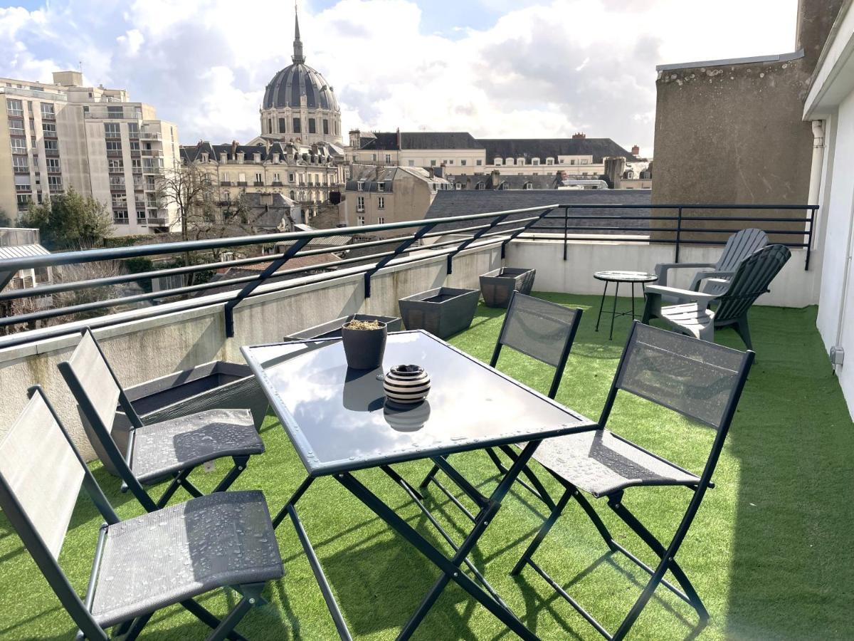 Grand Studio, Belle Terrasse Avec Vue Nantes