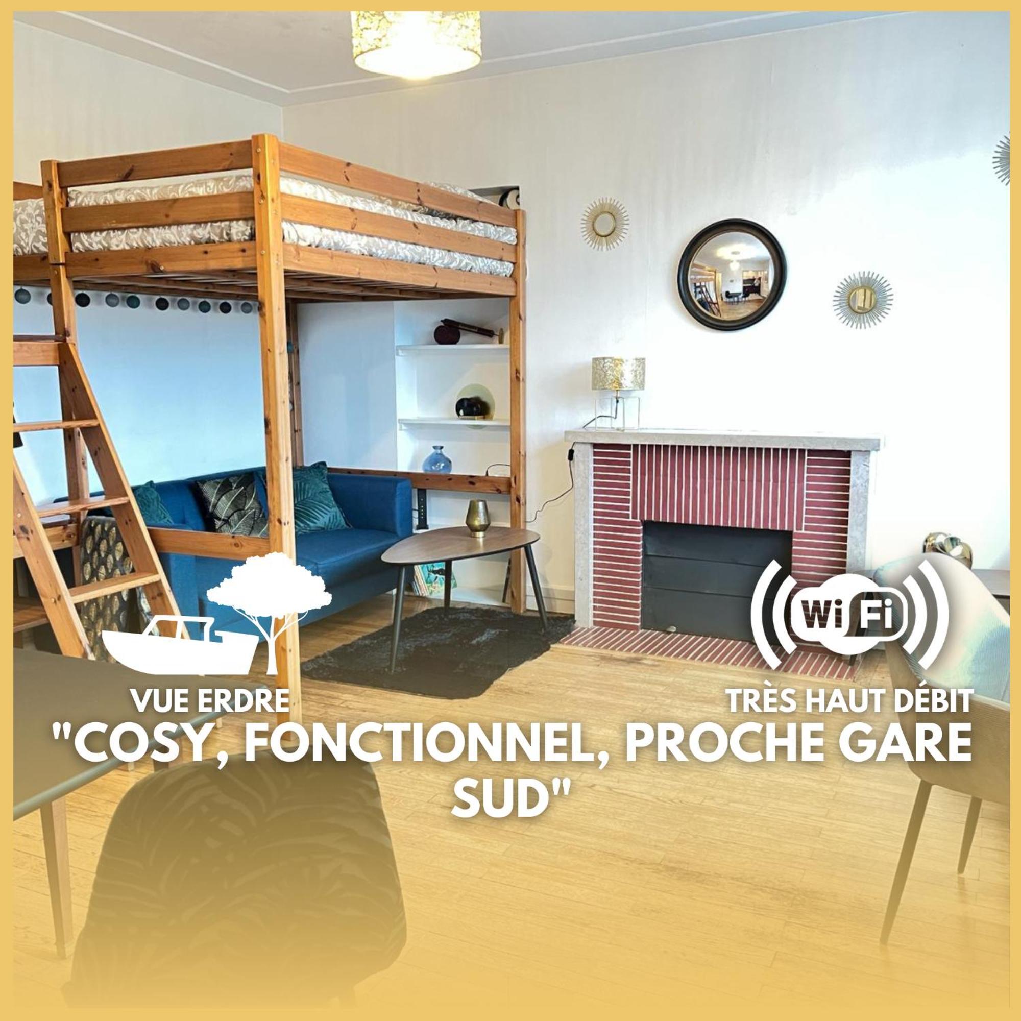 Felix Vue Erdre & Cite Des Congres / Gare Sud Appartement Nantes