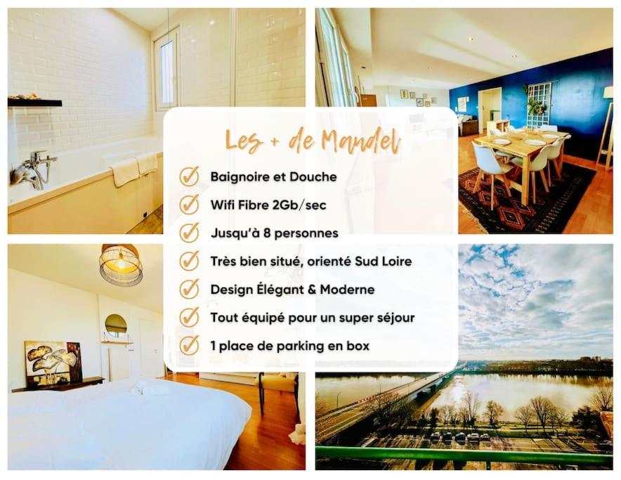 Le Mandel 8 Pers Balcon Vue Loire Wifi Parking Apartment Nantes