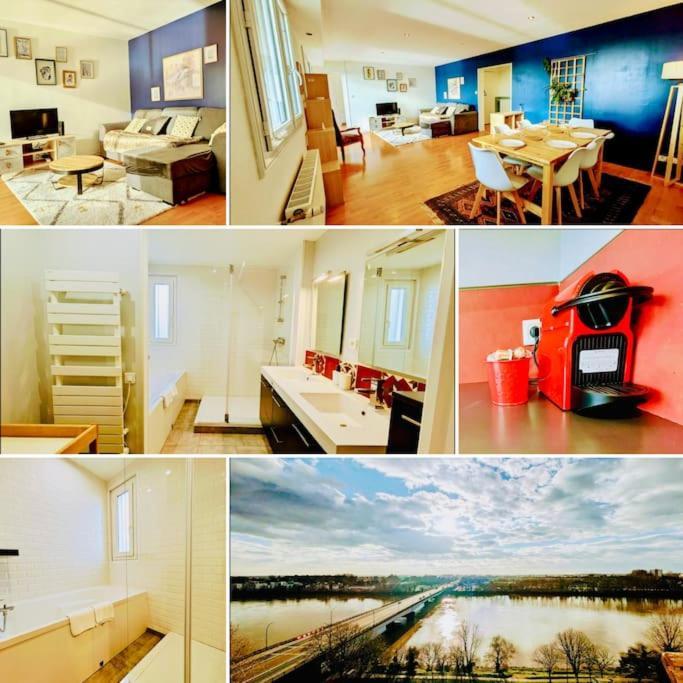 Le Mandel 8 Pers Balcon Vue Loire Wifi Parking * Nantes