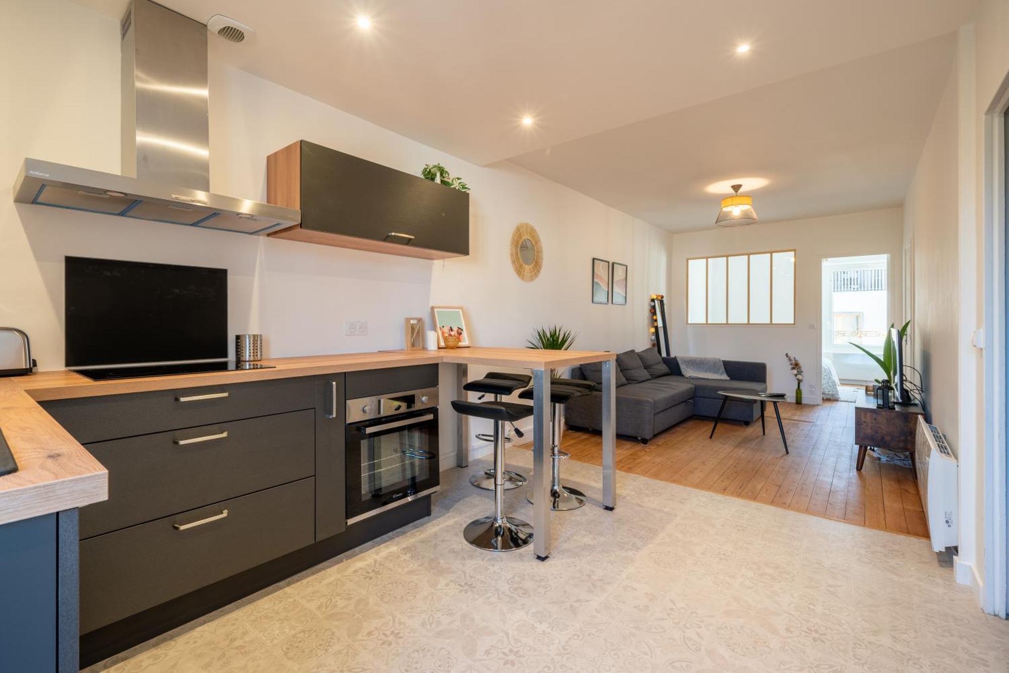 Appartement T2 Cosy A Deux Pas De La Gare Nantes