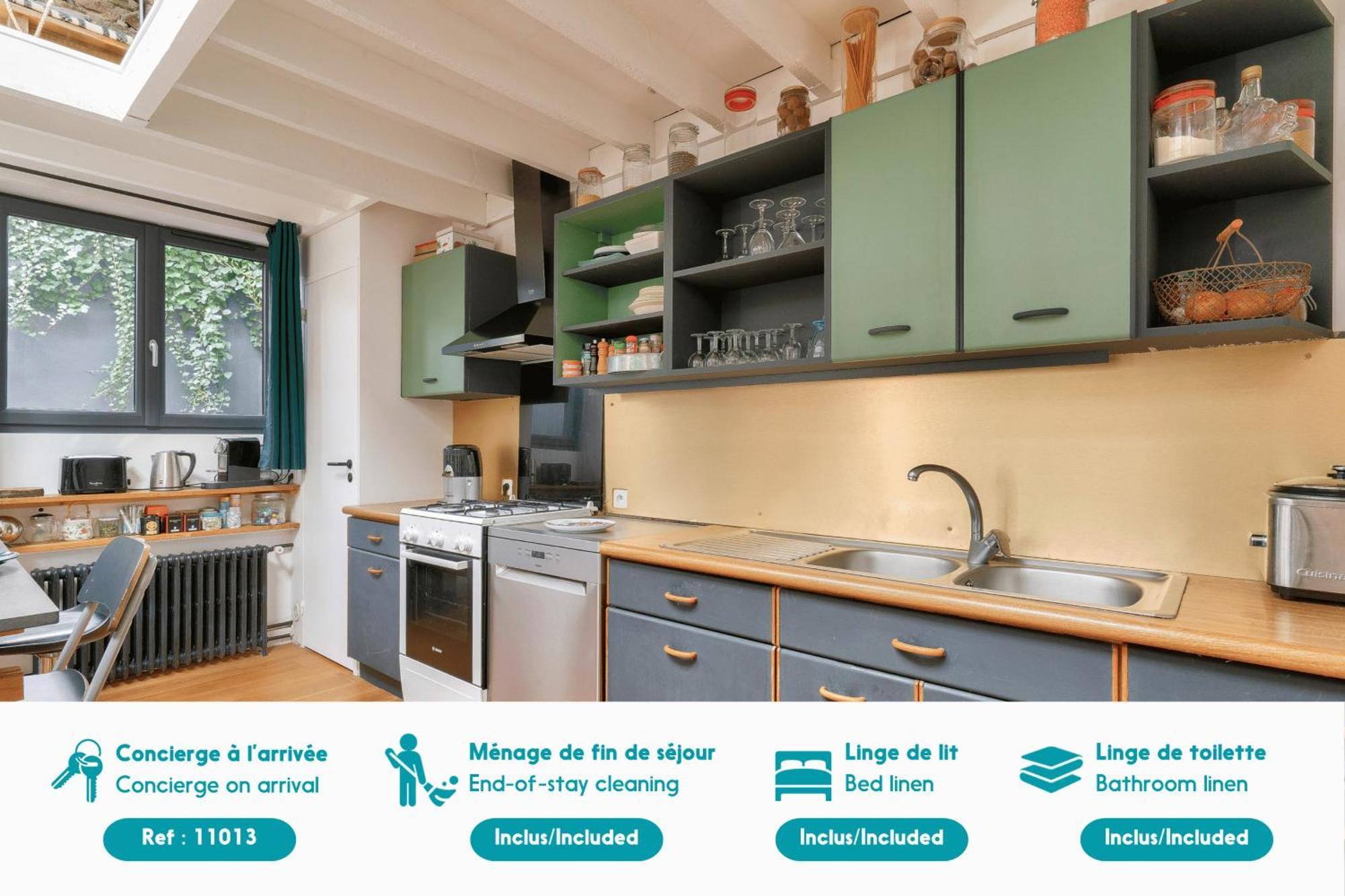 Hébergement de vacances Charmante Maison De Plain-pied Et Son Jardin Fleuri Nantes