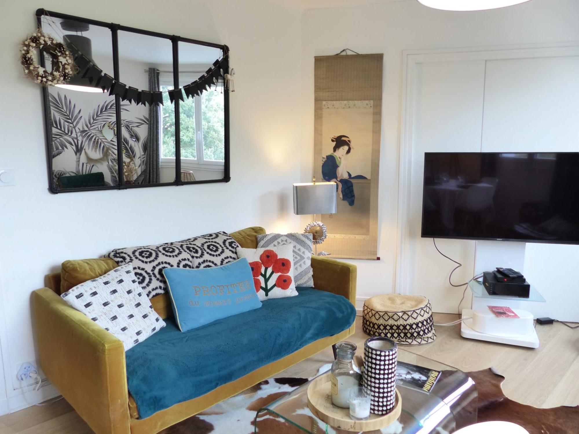 Appartement Proce - Lumineux Et Cosy, Vue Parc De Proce Nantes