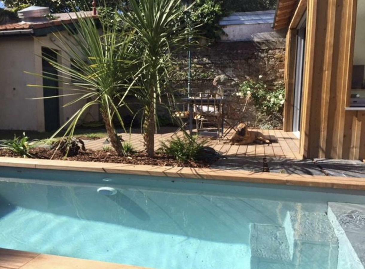 Le Nid Du Heron, Maison Avec Piscine Chauffee Privative Au Coeur De Nantes